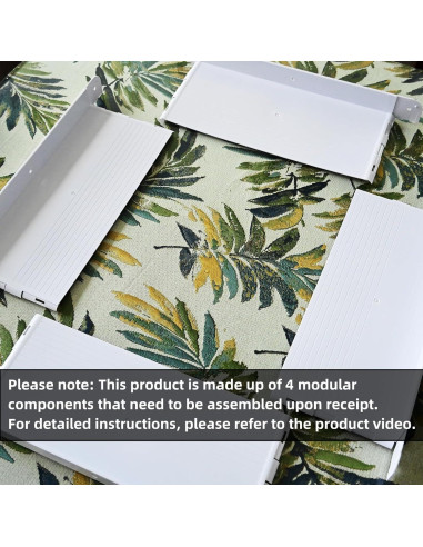 Anillo de Acabado Modular Blanco Airtaxi para Ventilador RV 14"