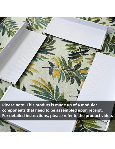 Anillo de Acabado Modular Blanco Airtaxi para Ventilador RV 14"