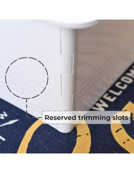 Anillo de Acabado Modular Blanco Airtaxi para Ventilador RV 14"