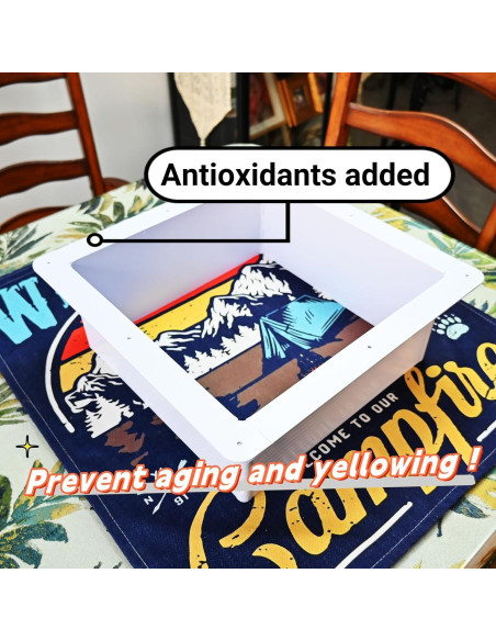 Anillo de Acabado Modular Blanco Airtaxi para Ventilador RV 14"