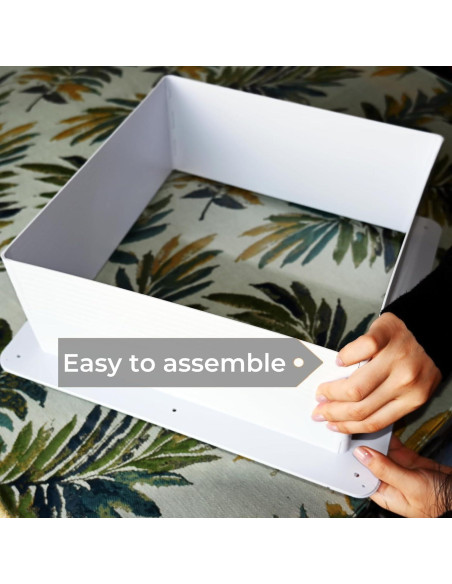 Anillo de Acabado Modular Blanco Airtaxi para Ventilador RV 14"