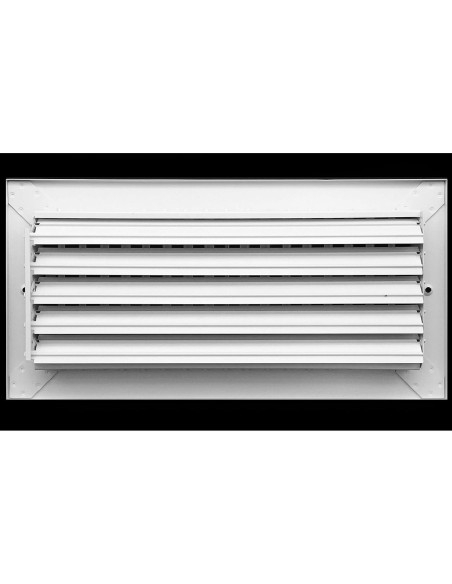 Difusor de Aire Ajustable HVAC Blanco 14x6 Pared Techo