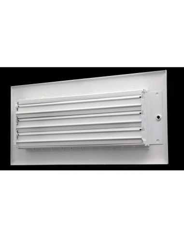 Difusor de Aire Ajustable HVAC Blanco 14x6 Pared Techo