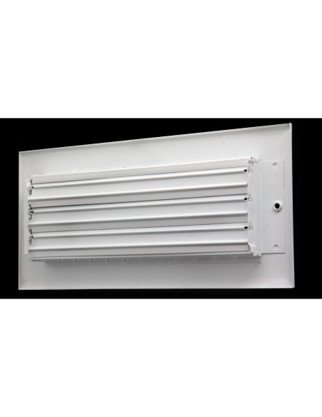 Difusor de Aire Ajustable HVAC Blanco 14x6 Pared Techo