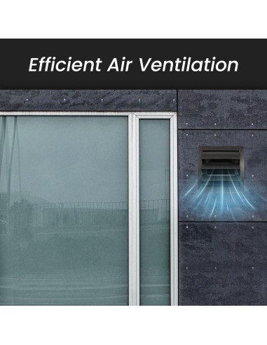 Campana de Escape 6 Pulgadas Repa Market Blanca con Pantalla