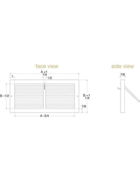 Registro de Baseboard de Acero Imperial RG0115 30.48 x 15.24 cm Blanco
