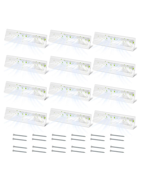Difusor de Ventilación Aremae 18" Blanco Ajustable HVAC