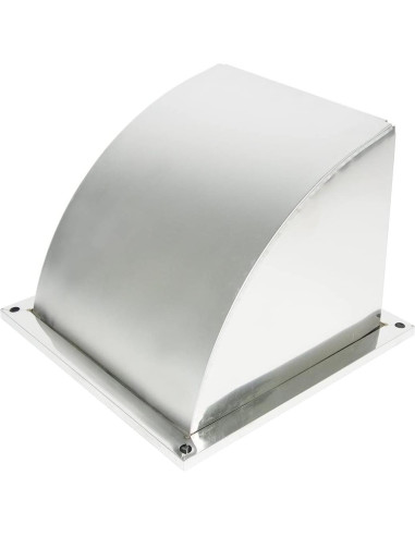Tapa de Ventilación de Pared Acero Inoxidable 30x30 cm