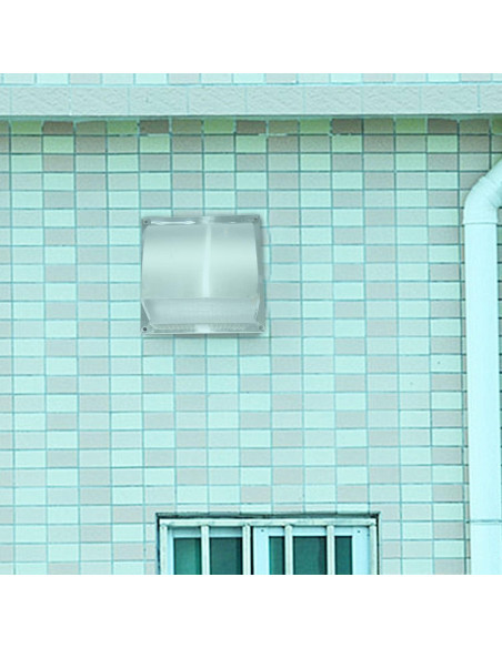 Tapa de Ventilación de Pared Acero Inoxidable 30x30 cm