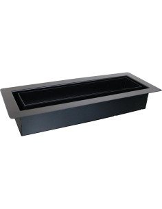 Registro de Piso Ventilación Moderna Zion 25.4x7.6cm Negro 2