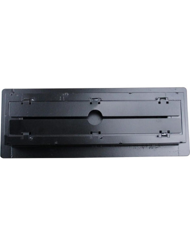 Registro de Piso Ventilación Moderna Zion 25.4x7.6cm Negro