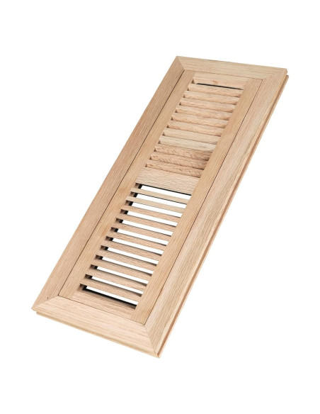 Registro de Piso Empotrado de Roble Blanco 42.4x17.2 cm