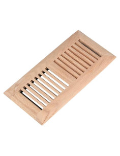 Registro de Piso de Madera de Roble Blanco Qirui 10x25 cm