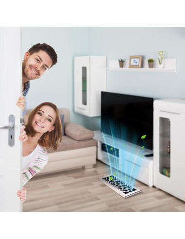 10 Rejillas de Piso de Acero Carbono Ajustables 25.4x10 cm