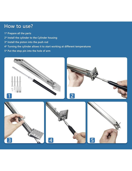 Abridor Automático de Ventanas de Invernadero Timtop 2 Unidades