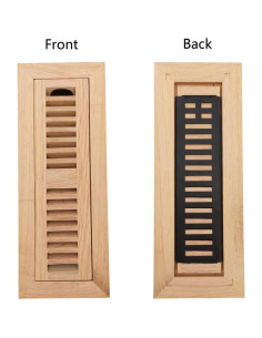 Rejilla de Ventilación Empotrada Homewell 2x25cm Roble Rojo 2