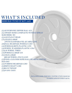 Kit de Reconstrucción Tune Up L Continue para Limpiador de Piscina 2