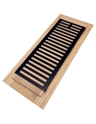 Rejilla de Ventilación de Suelo Homewell 15x30 cm Roble Blanco