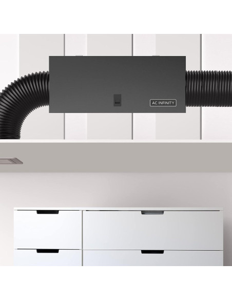 Caja de Filtro Inline AC Infinity 20.3 cm con Filtro MERV