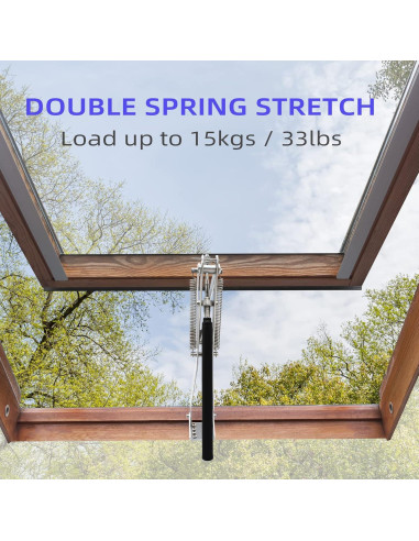 Abridor Automático de Ventana de Invernadero KOXXUD 15 kg