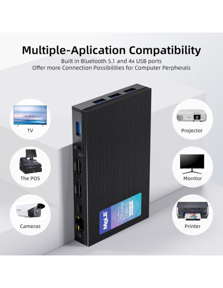 MeLE PC Mini Quieter3Q N5105 8GB 256GB Sin Ventilador