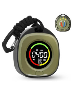 Detector de Monóxido de Carbono Portátil Fdnobt 3 en 1