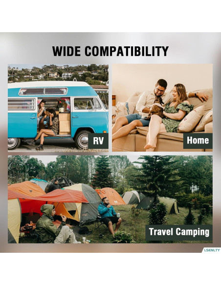 Detector de Monóxido de Carbono Enchufable LSENLTY 2 Piezas