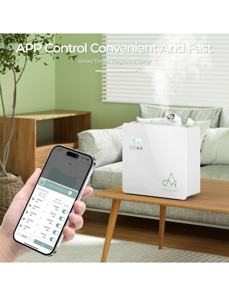 Difusor de Aroma Inteligente Aromadd U5 600ml Blanco HVAC Difusor de Aroma Inteligente Aromadd U5 600ml Blanco HVAC