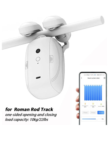 Abridor de Cortinas Automático WQV para Rieles Romanos 10kg