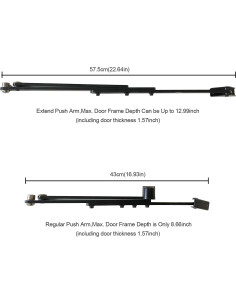 Abridor de Puerta Automático Olideauto Olide-120B Brazo Extendido 2