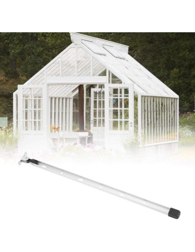 Kit Soporte Ventana Invernadero Aluminio TOPINCN 39cm