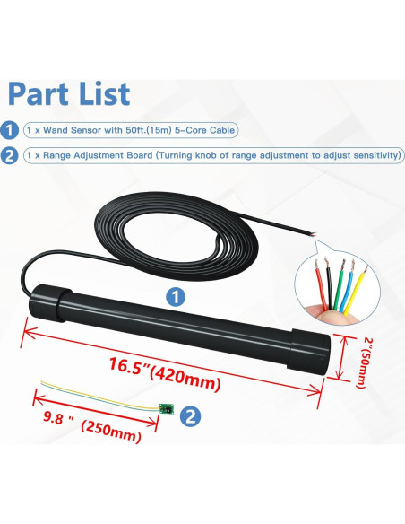 Abridor de Puerta Automático GIANT con Sensor de Vehículos