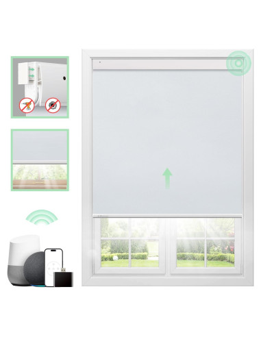 Persianas enrollables motorizadas DONGFXK 58x183 cm blackout