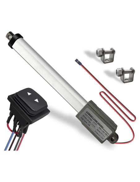 Actuador Lineal Micro UYGALAXY 12V 188N 100mm con Interruptor