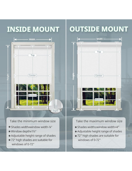 Persianas enrollables motorizadas DONGFXK 58x183 cm blackout