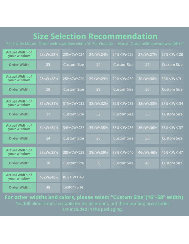 Persianas enrollables motorizadas DONGFXK 58x183 cm blackout