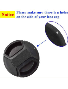 Paquete de 5 Sujetadores de Tapas de Lente ULBTER para DSLR 2
