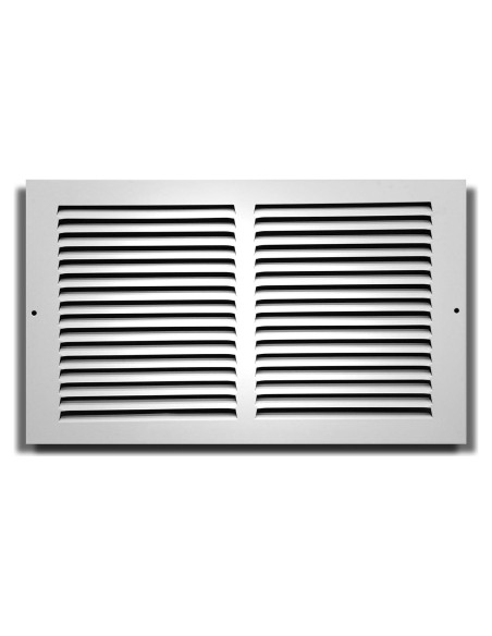 Rejilla de Retorno de Aire HVAC Premium 24 x 8 cm - Blanco