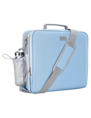 Carpeta con cremallera Mesilee 3 anillas 700 hojas Azul