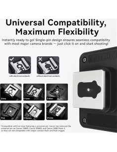 Flash Mini ULANZI SL02 con Luz de Video GN8 6500K 2