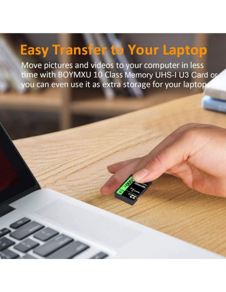 Tarjeta de Memoria 32GB BOYMXU U3 Clase 10 95MB/s