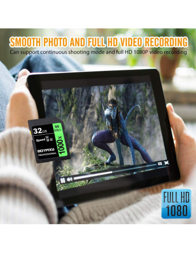 Tarjeta de Memoria 32GB BOYMXU U3 Clase 10 95MB/s