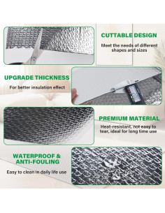 Rollos de Aislamiento Reflectante winemana 61cm x 3.05m 2