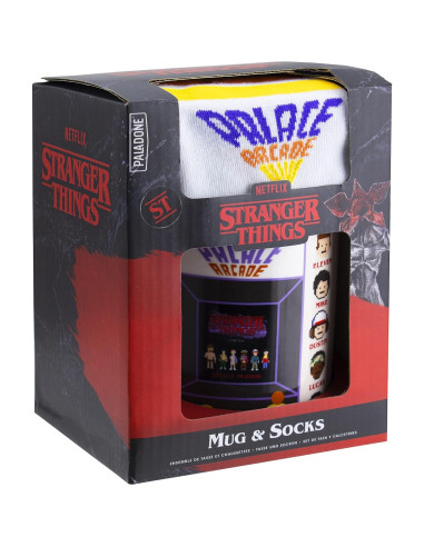 Juego de Taza y Calcetines Stranger Things Paladone 300ml