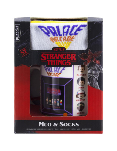 Juego de Taza y Calcetines Stranger Things Paladone 300ml
