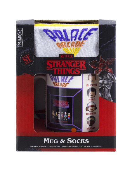 Juego de Taza y Calcetines Stranger Things Paladone 300ml