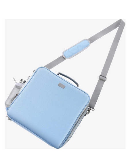 Carpeta con cremallera Mesilee 3 anillas 700 hojas Azul