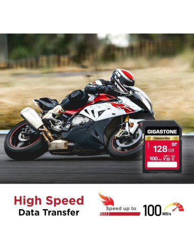 GIGASTONE 128GB 2-Pack Tarjetas SDXC UHS-I U3 Clase 10