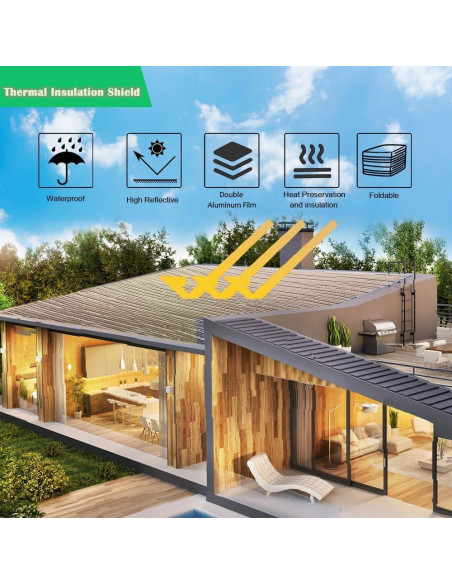 Aislamiento Reflectante MRPAPA 3mm 60x304cm Ignífugo B2