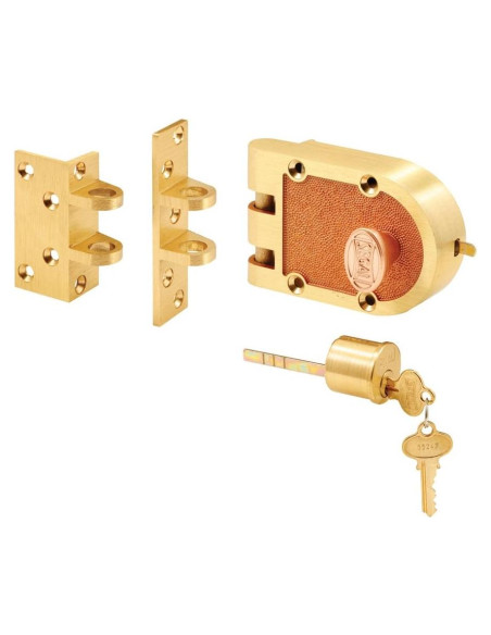 Cerrojo SEGAL SE 15361 Bronce Cepillado 1 Paquete Seguridad